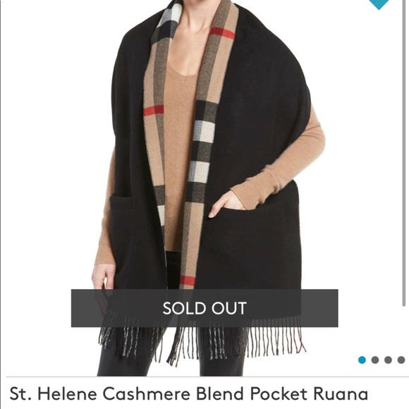 Burberry | Accessories | Iso Burberry Sthelene Ruana | Poshmark